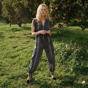 Doen Blue Jumpsuit in size Small NWOT